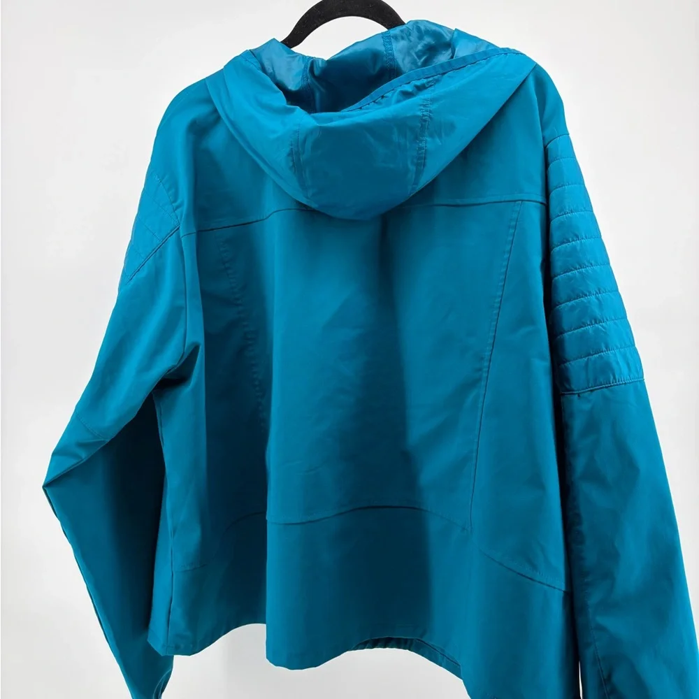 Columbia Women's Nesika Creek Stretch Jacket Size 2X, Teal, Hooded Full Zip - Picture 3 of 6